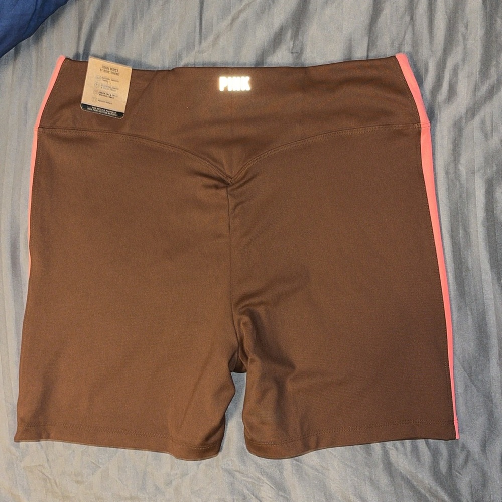 LAST CHANCE Pink active 6” biker shorts - Picture 2 of 14
